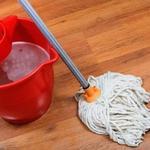 Wet mop and bucket Wet mop and bucket