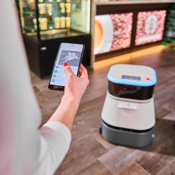 Cobotic 45 Floor Scrubber Co-botics™ app Cobotic 45 Floor Scrubber Co-botics™ app