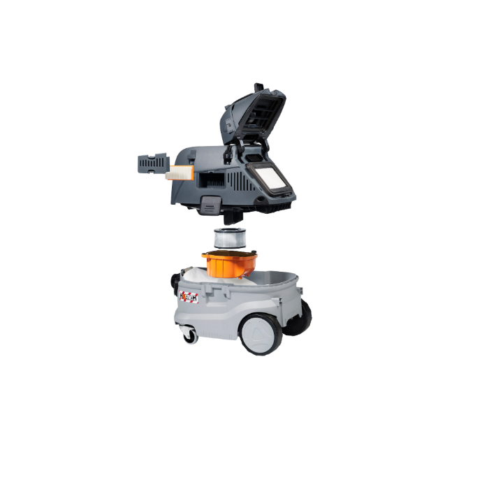 i-mop xl pro floor scrubber front folded