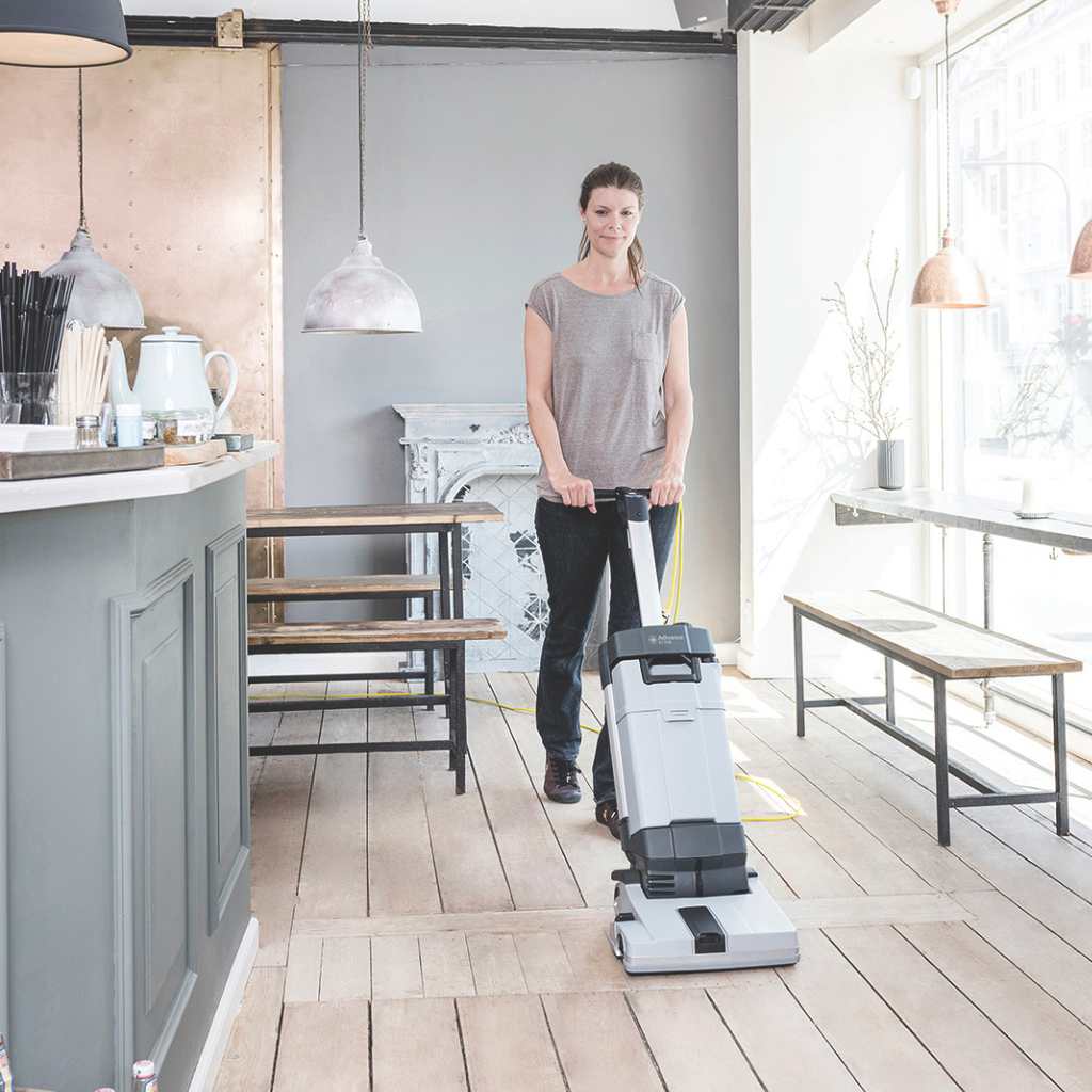 Nilfisk SC100 Walk Behind Scrubber Cleaning Cafe