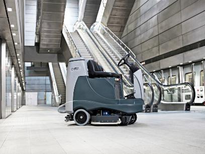 Nilfisk BR755C (Cylindrical) Ride On Floor Scrubber
