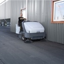 SR1601 Industrial Ride-On Sweeper-in-use