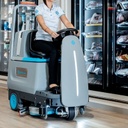 i-drive Ride On Scrubber Dryer Supermarket Application