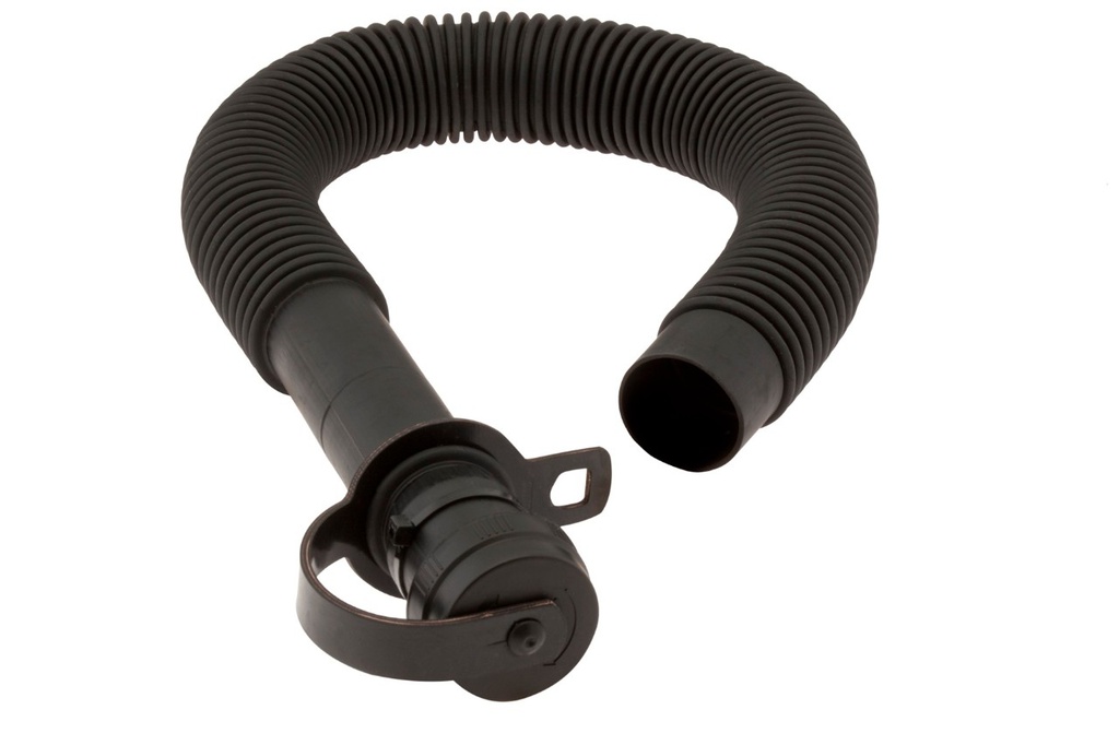 Tennant Drain Hose Assy, 1.50ID X 37.5L, Blk