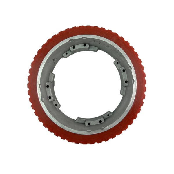 Tennant Red Solid Tire, 250mm X 90mm